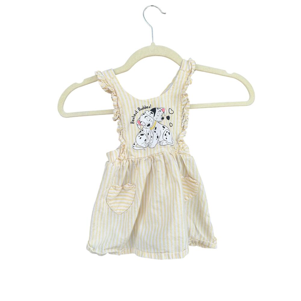 Disney 101 Dalmatians Baby Girls Pinafore Dress 12 Months